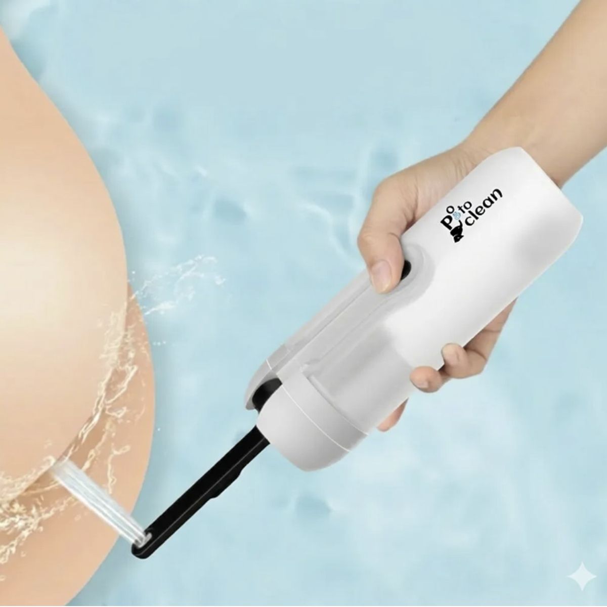GEN US - Bidet Portatil ducha de mano Recargable para camping y viajes PotoClean