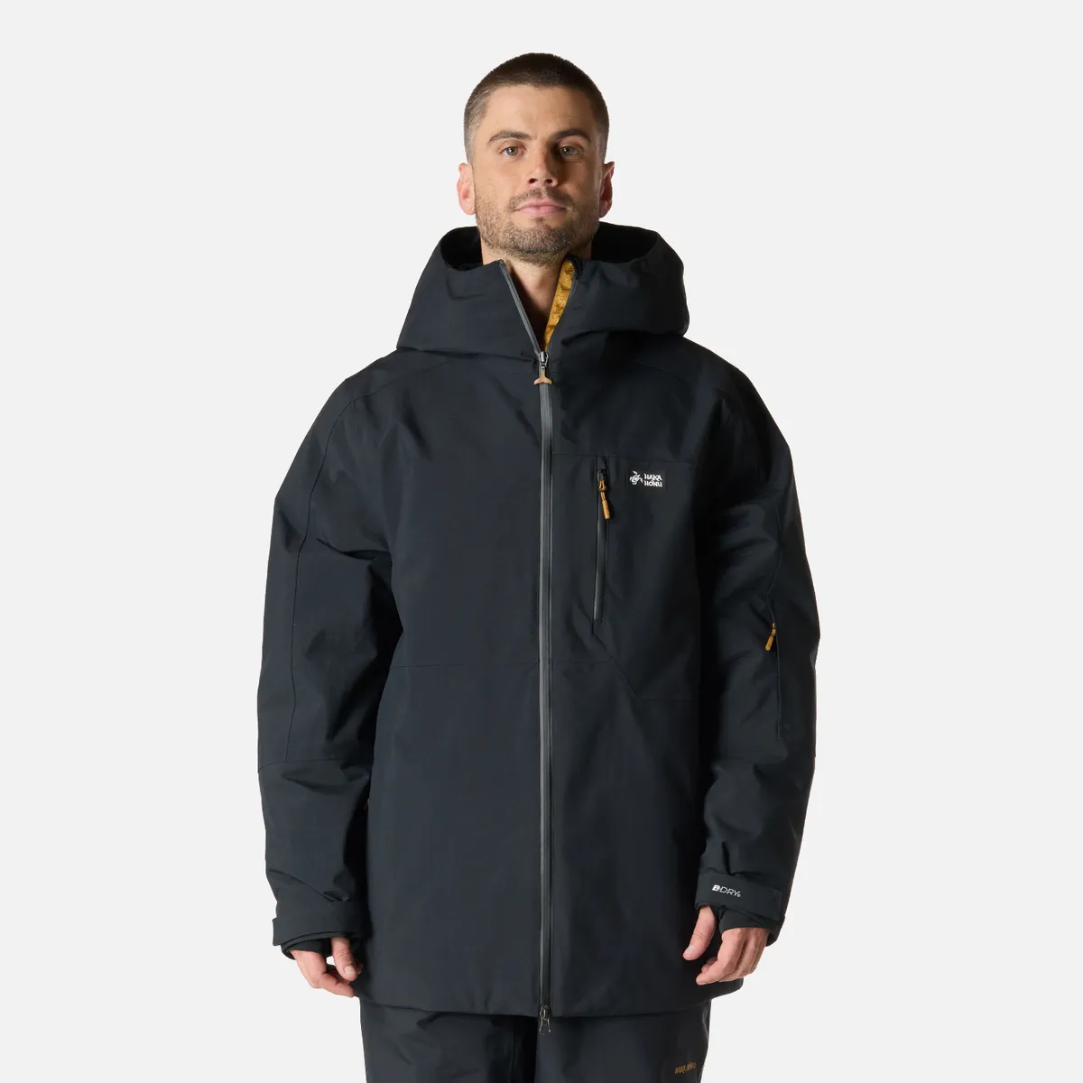 HAKA HONU - Chaqueta Hombre Yeti Negro Haka Honu