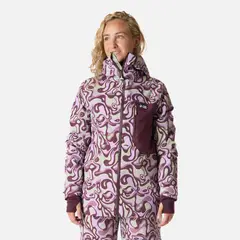 HAKA HONU - Chaqueta Mujer Yeti Print Malva