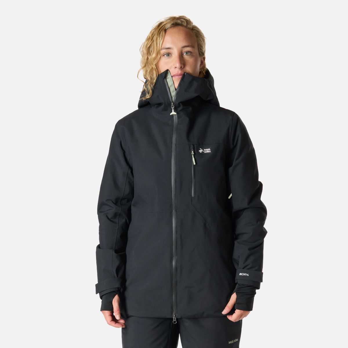HAKA HONU - Chaqueta Mujer Yeti Negro Haka Honu