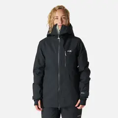 HAKA HONU - Chaqueta Mujer Yeti Negro