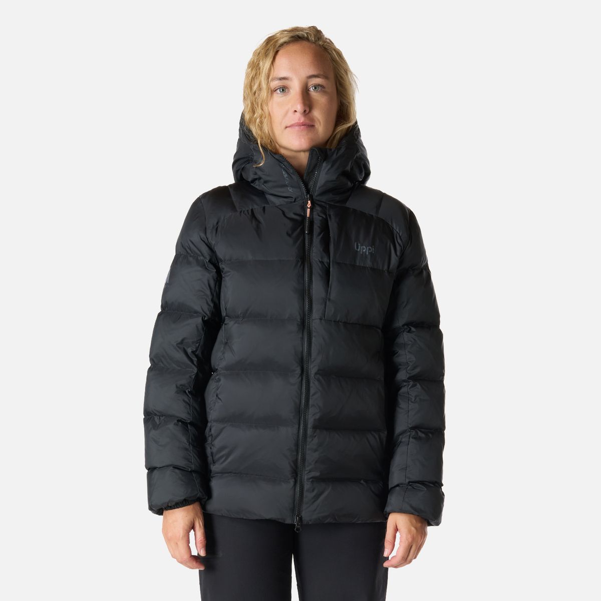 LIPPI - Chaqueta Mujer Rokko Down Hoody Jacket Negro Lippi