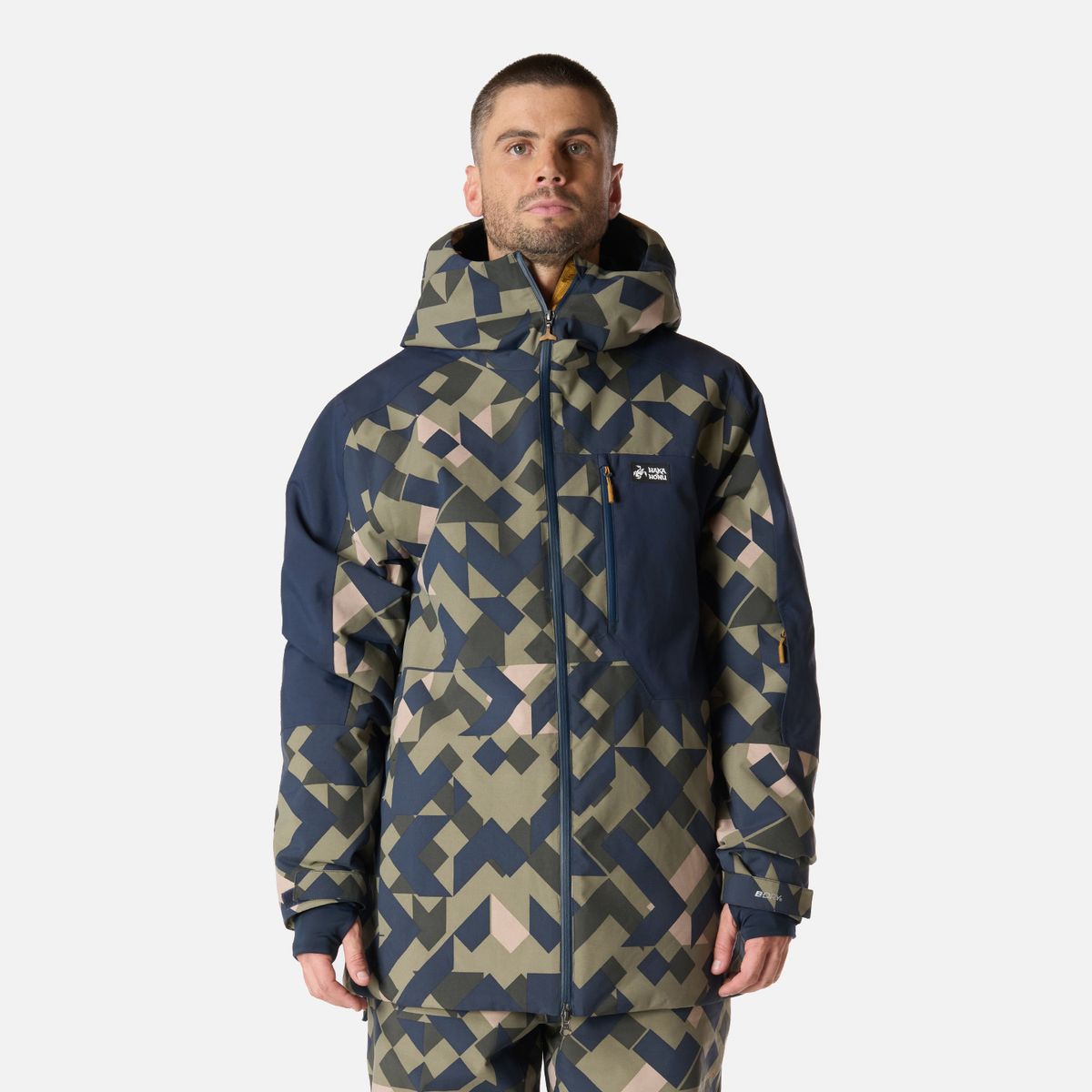 HAKA HONU - Chaqueta Hombre Yeti Print Verde Oliva Haka Honu
