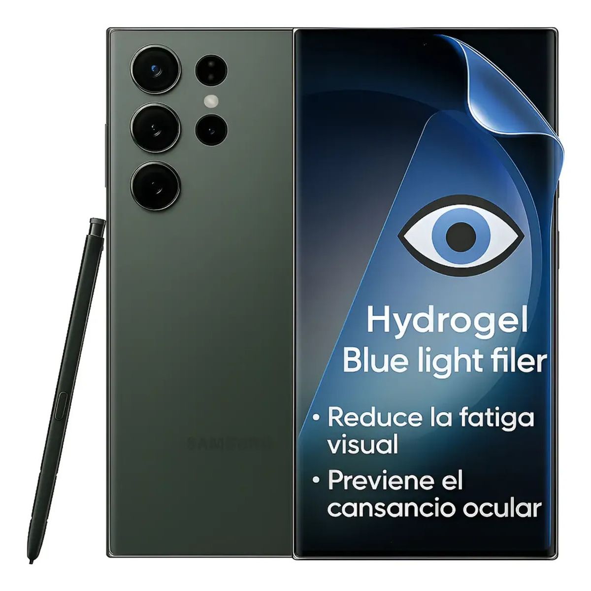 KBOD - Lamina Protectora de Hidrogel Filtro Luz Azul Hd Kbod Para iPhone 12 y 12 Pro