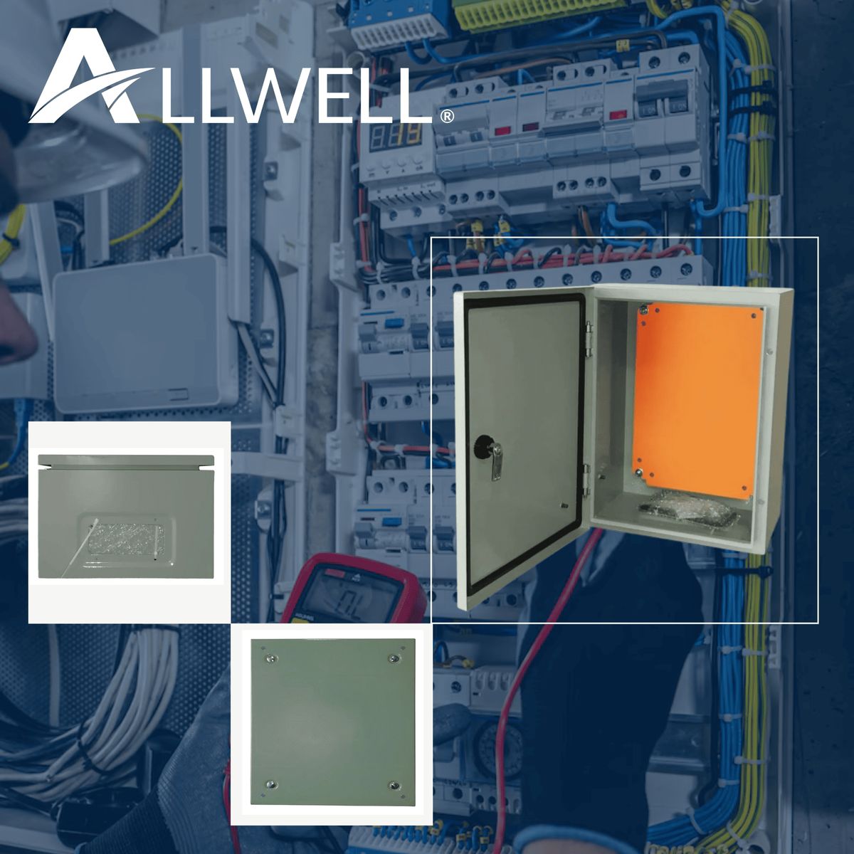 LEXO - GABINETE METALICO 1P LEXO 400X300X200 IP65