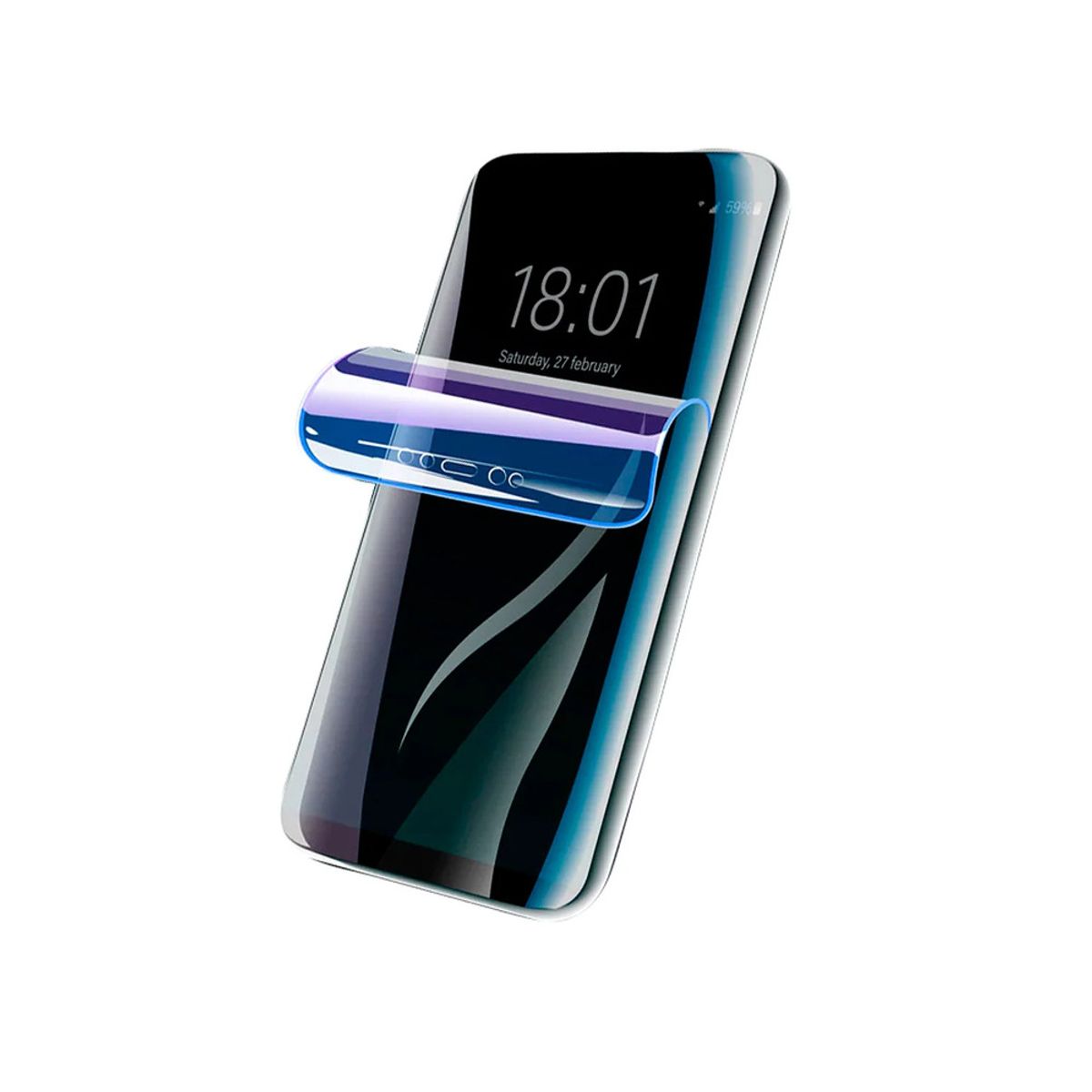 KBOD - Lamina Protectora de Hidrogel Filtro Luz Azul Hd Kbod Para iPhone 13 y 14