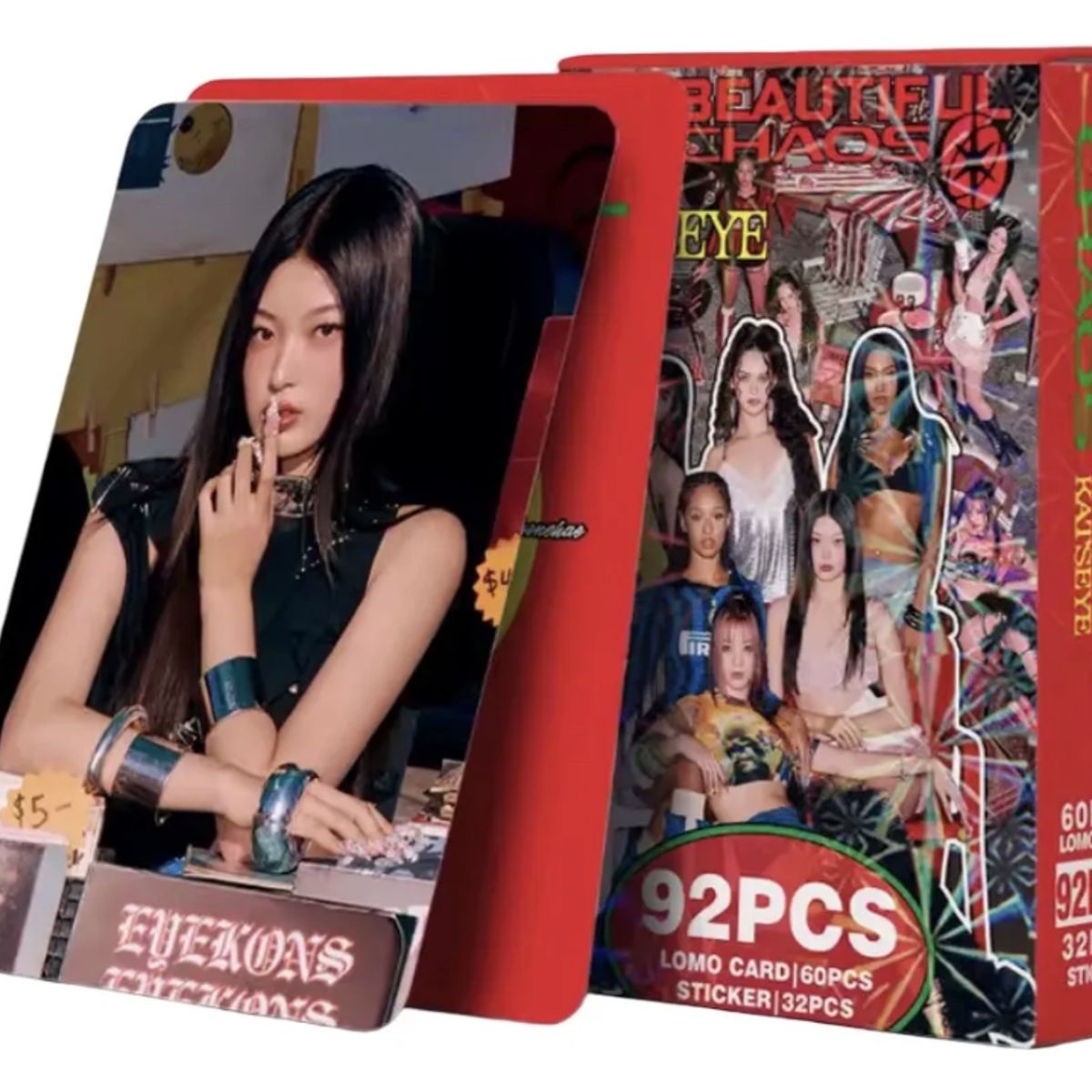 GENERICO - Set Lomo Cards Katseye 92pcs Beautiful Chaos Kpop Fans