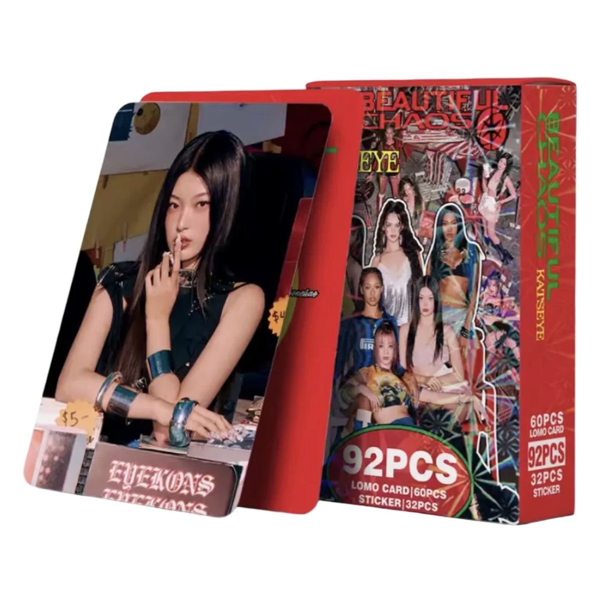 GENERICO - Set Lomo Cards Katseye 92pcs Beautiful Chaos Kpop Fans