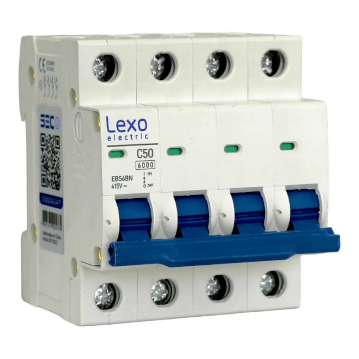 LEXO - Automático 4x50A 6kA Curva C 240V415V EBS6BN Lexo