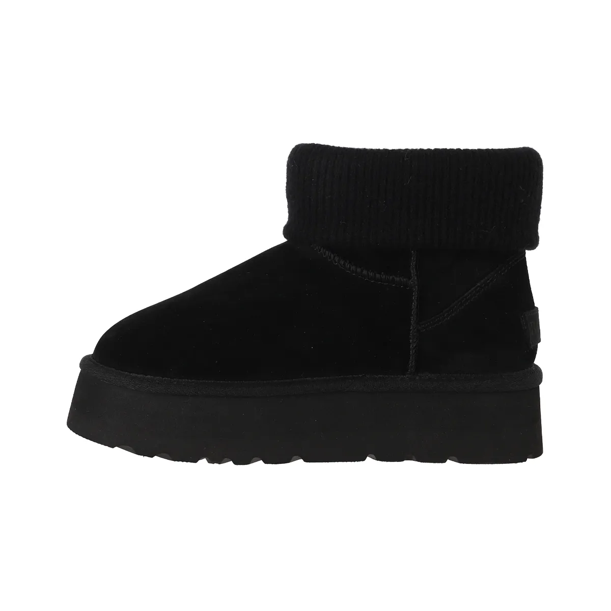 BAMERS - Botas Mujer Blast Mini Knit Negro Plataforma Bamers