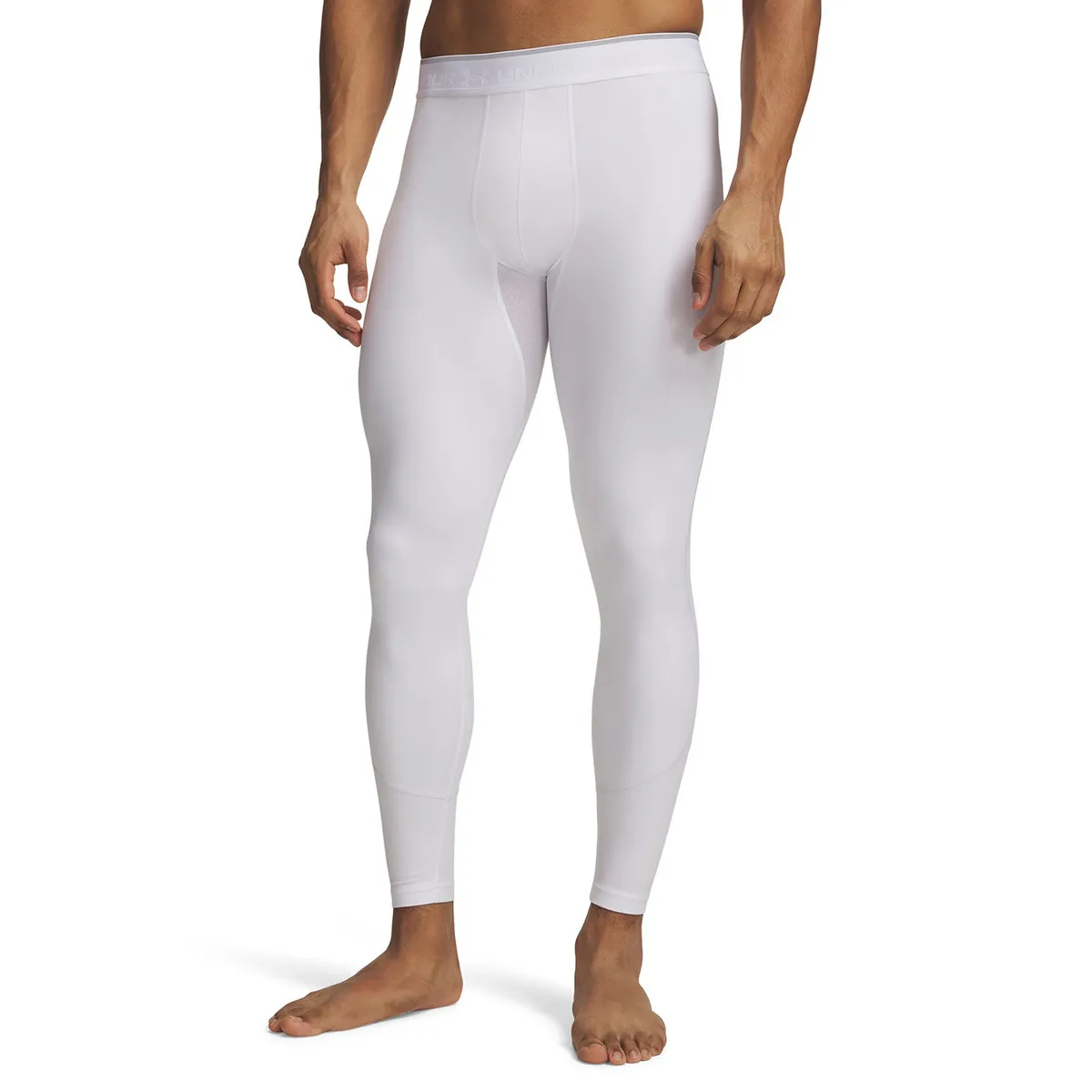 UNDER ARMOUR - Primera Capa Inferior Hombre Hg Elite Leggings Blanca UNDER ARMOUR