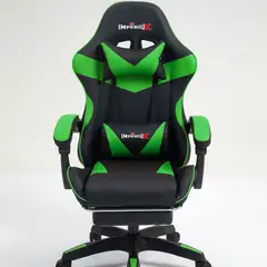 GENERICO - SILLAS GAMER CON MASAJEADOR Y REPOSA PIES RECLINABLES