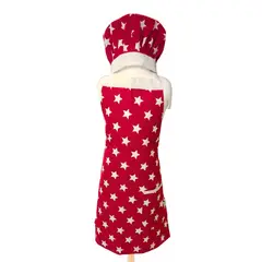 GENERICO - Set delantal de cocina y gorro de chef infantil