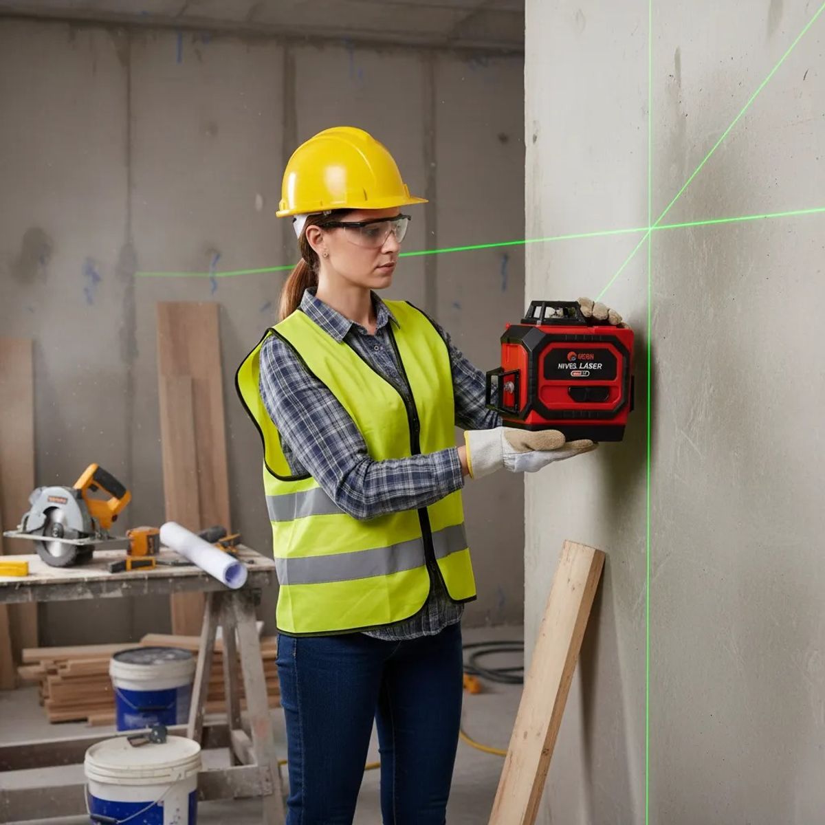 GENERICO - Nivel láser EDON Genérica 3D 12 30m