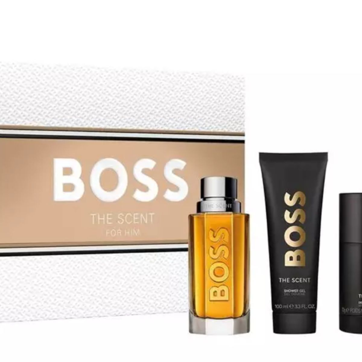 HUGO BOSS - Hugo Boss The Scent 2 piezas de regalo para hombres100ml EDT + 70g de desodorante en barra