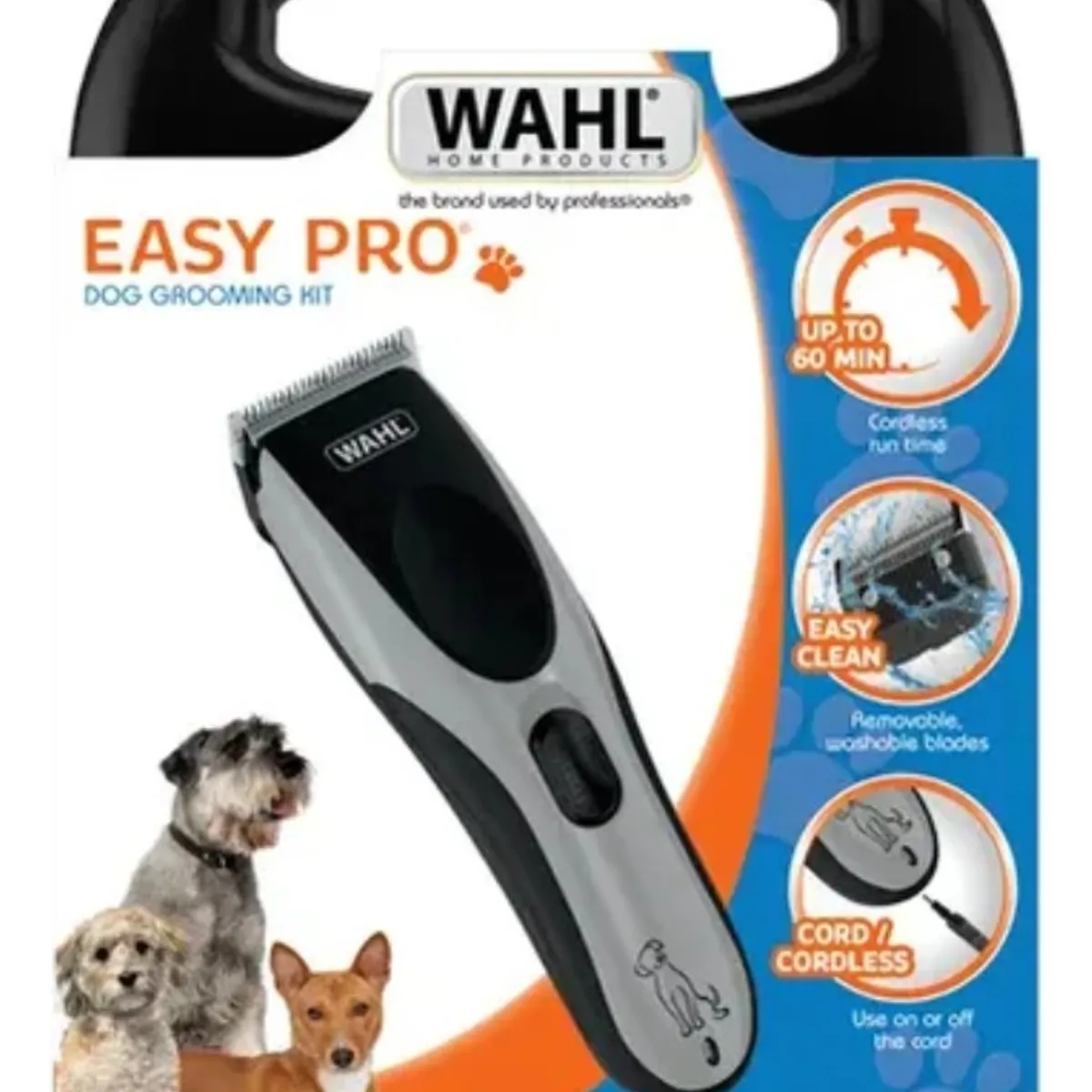 WALH - Cortapelo inalámbrica Mascotas Wahl Easy Pro+ Pet Clipper
