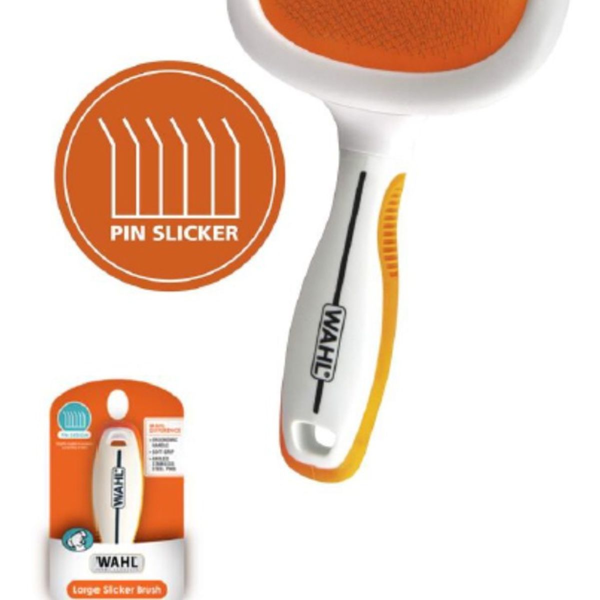 WALH - Cepillo pulidor grande para mascotas Wahl Pet