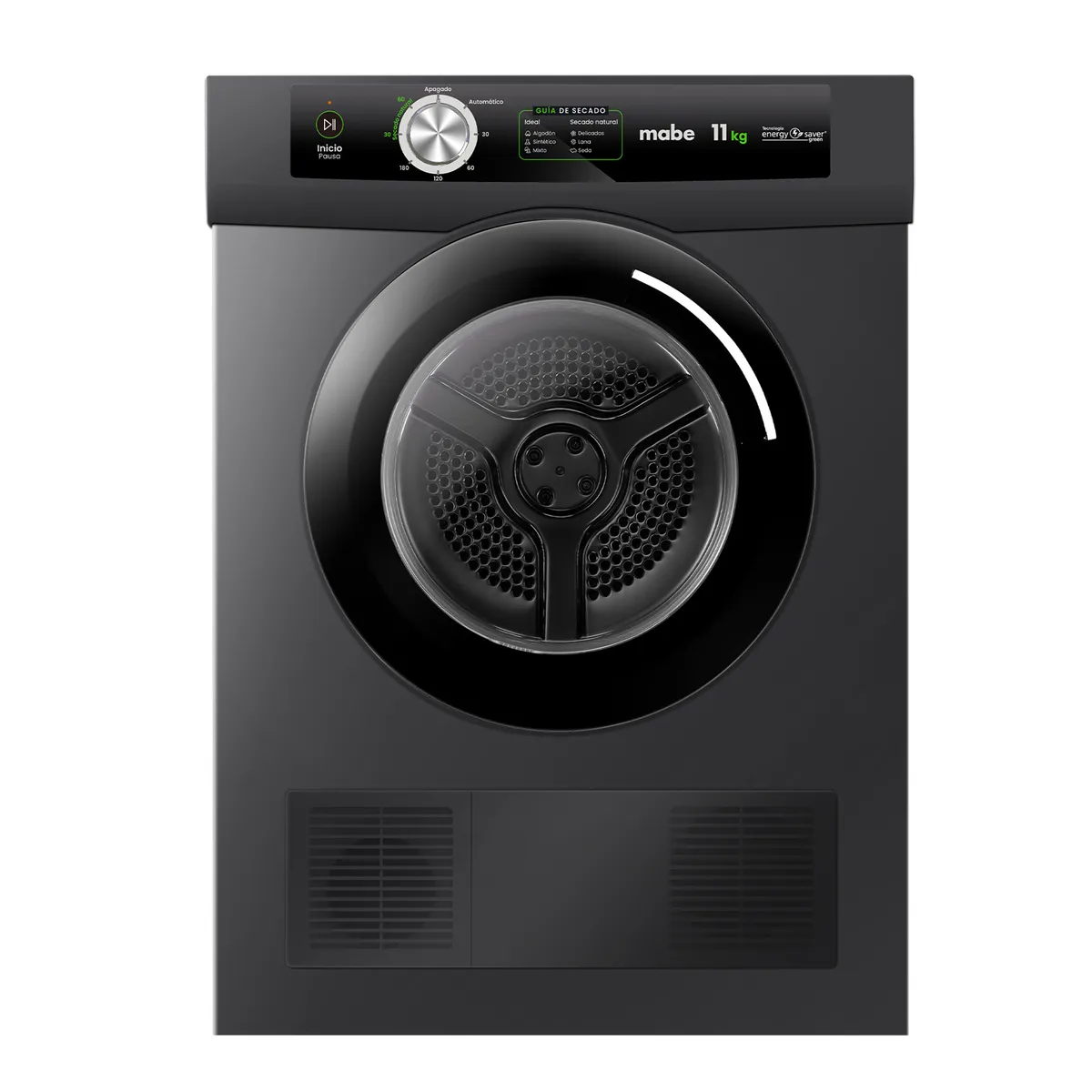 MABE - Secadora Carga Frontal Eléctrica 11 kg Gray Mabe SEM011VDCL0