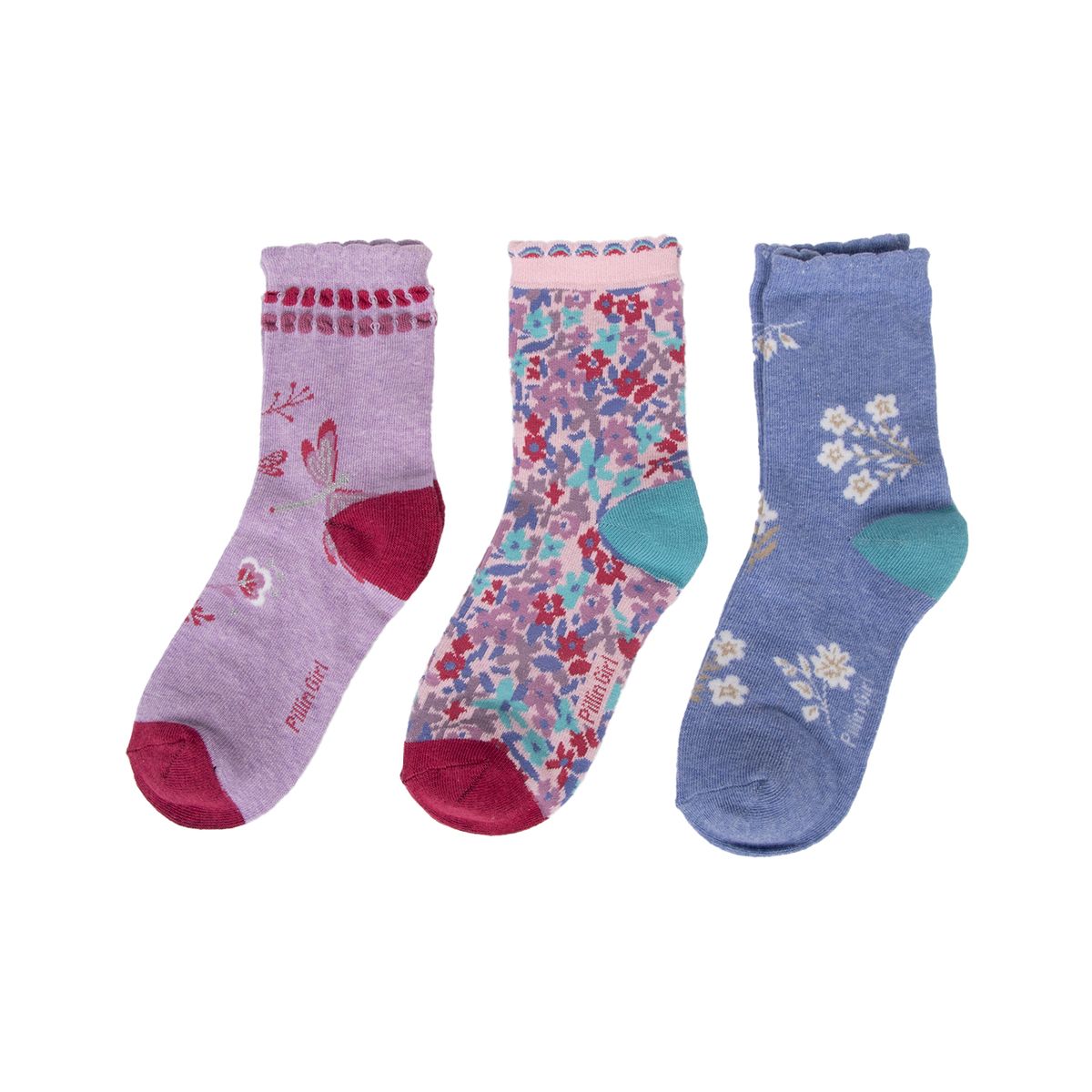 PILLIN - Calcetines  Multicolor Niña Pillin PAD128-26SUR