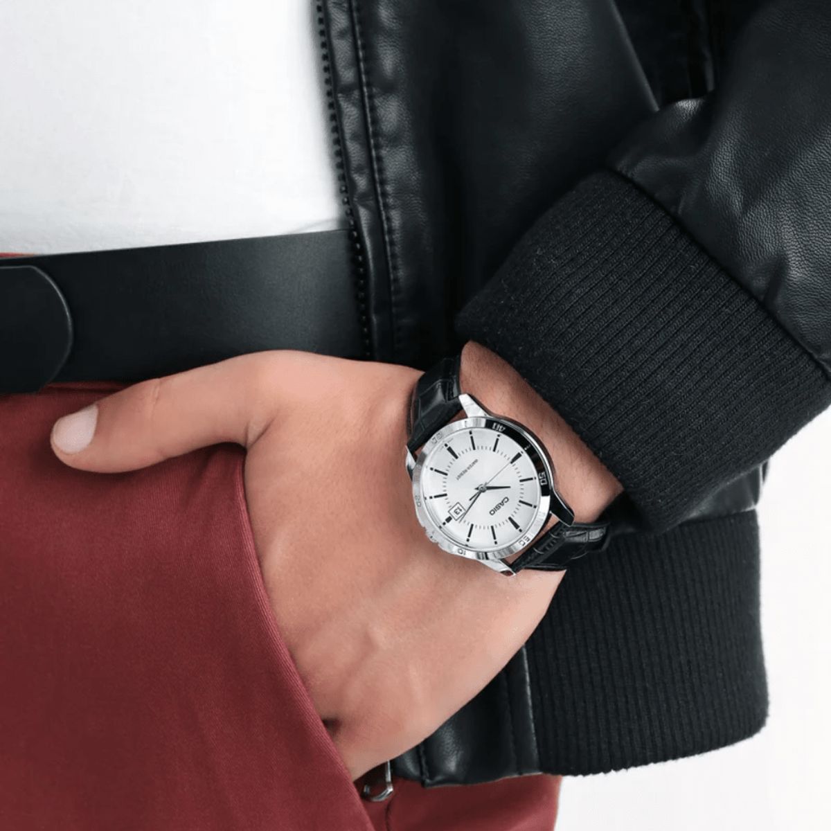 CASIO - RELOJ CASIO MTP-V004L-7AUDF PLATEADO