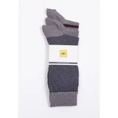 NEW MAN - Tripack De Calcetines Grey