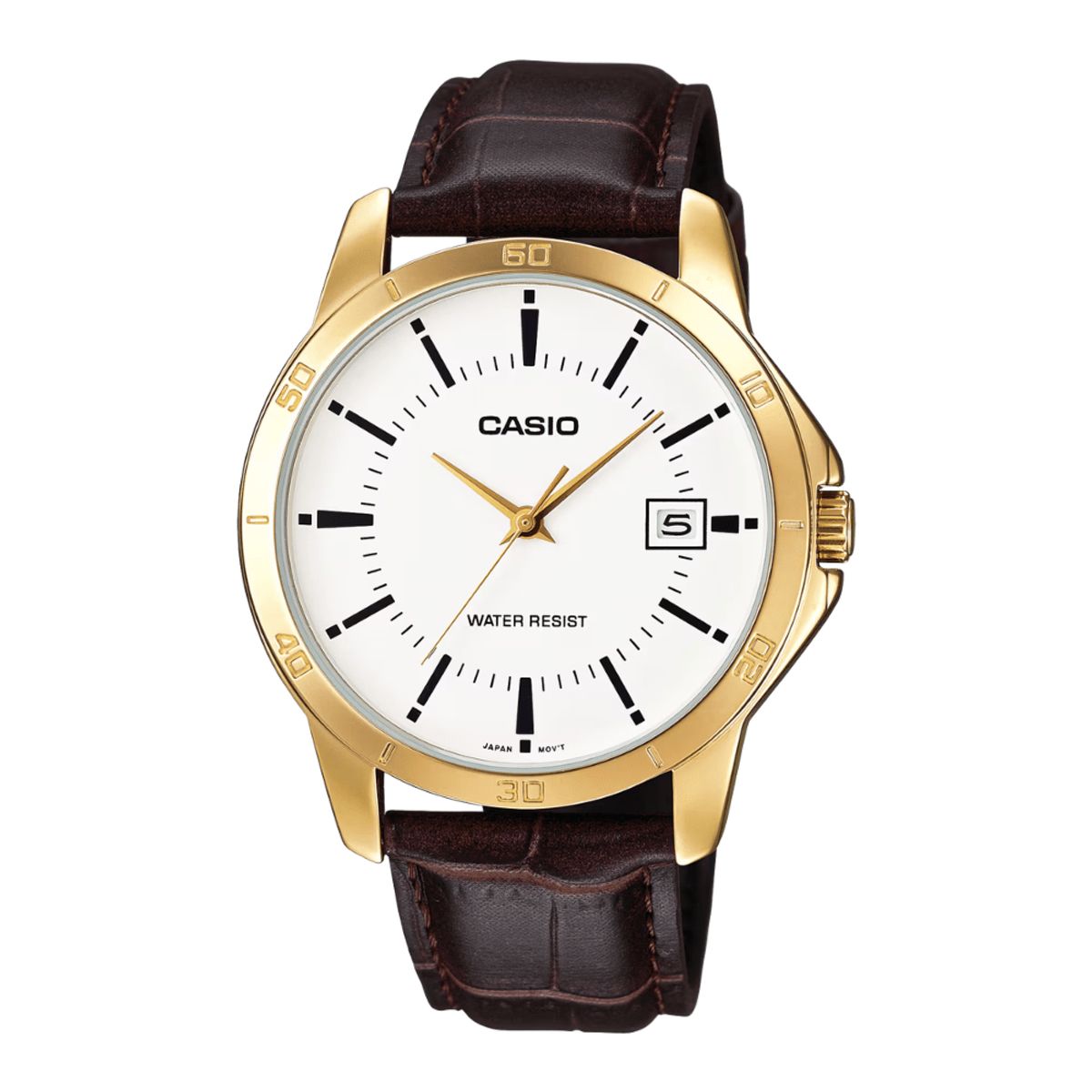 CASIO - RELOJ CASIO MTP-V004GL-7AUDF DORADO