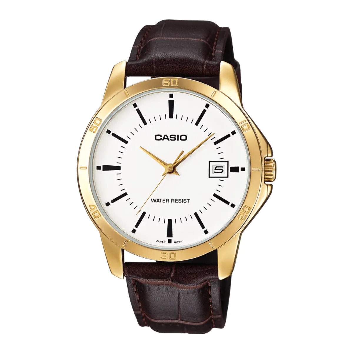 CASIO - RELOJ CASIO MTP-V004GL-7AUDF DORADO