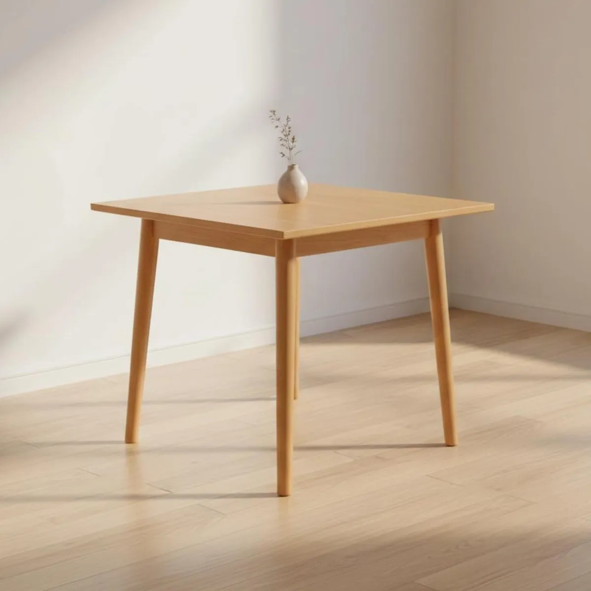 PANDALINO - Mesa Cuadrada Cosmo 70x70 cm - Madera Natural