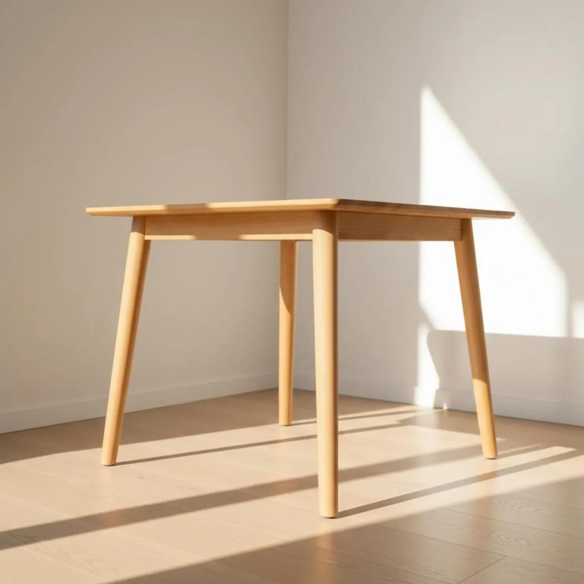 PANDALINO - Mesa Cuadrada Cosmo 70x70 cm - Madera Natural