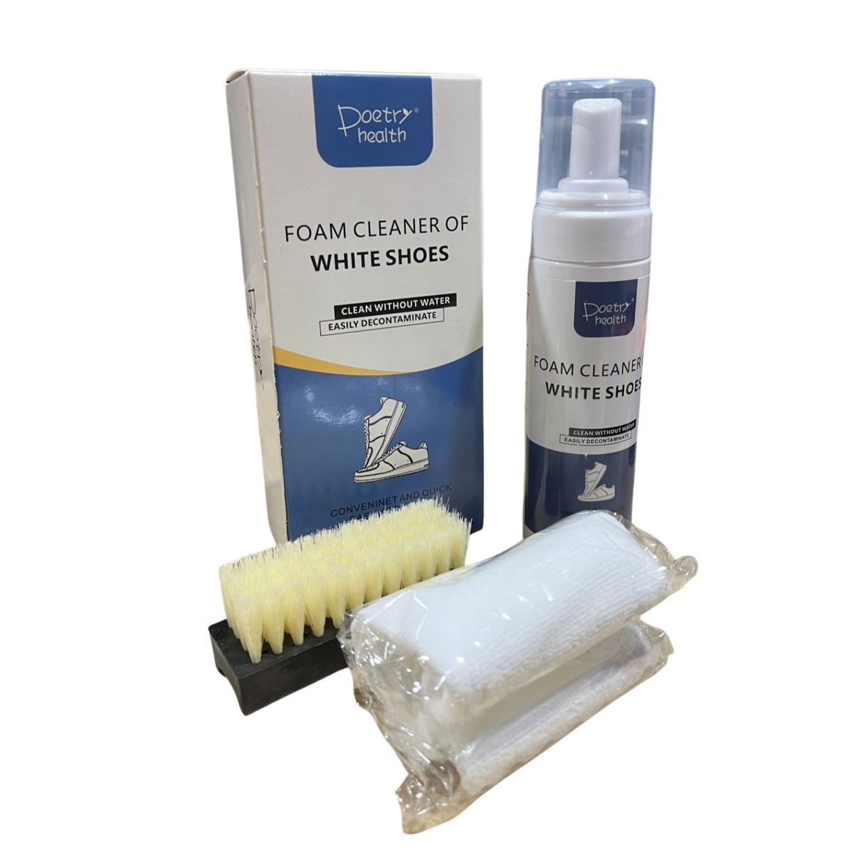 GENERICO - Kit De Limpieza Zapatillas Espuma Limpiadora Blanqueador