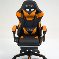 GENERICO - SILLAS GAMER CON MASAJEADOR Y REPOSA PIES RECLINABLES