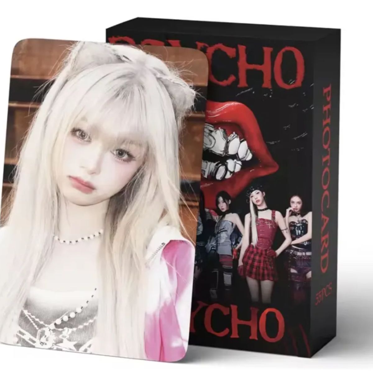 GENERICO - Set Lomo Cards Babymonster Album Psycho 55pcs Kpop Fans