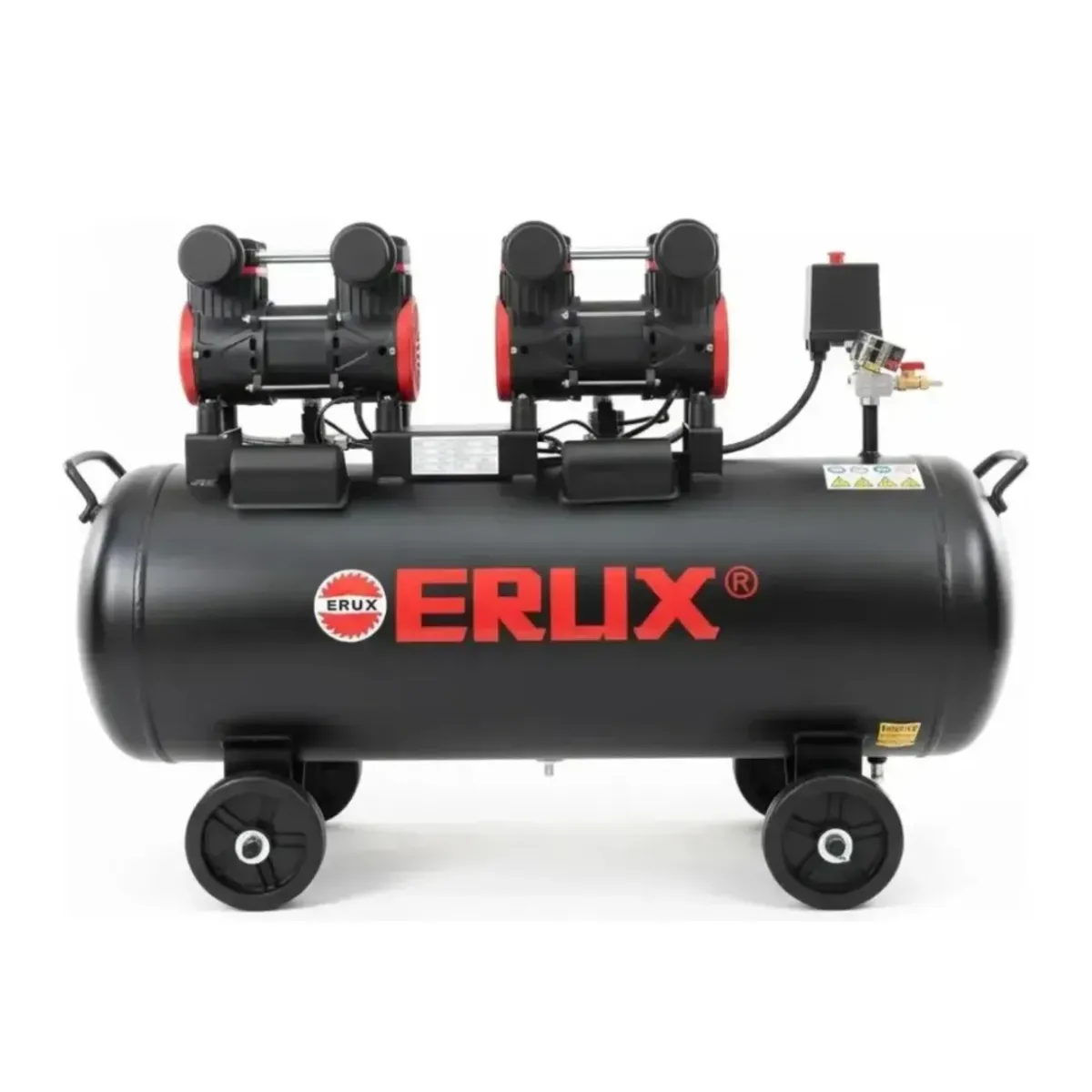 GENERICO - Compresor Aire 100l Silencioso Oil Free 1600w Libre Aceite