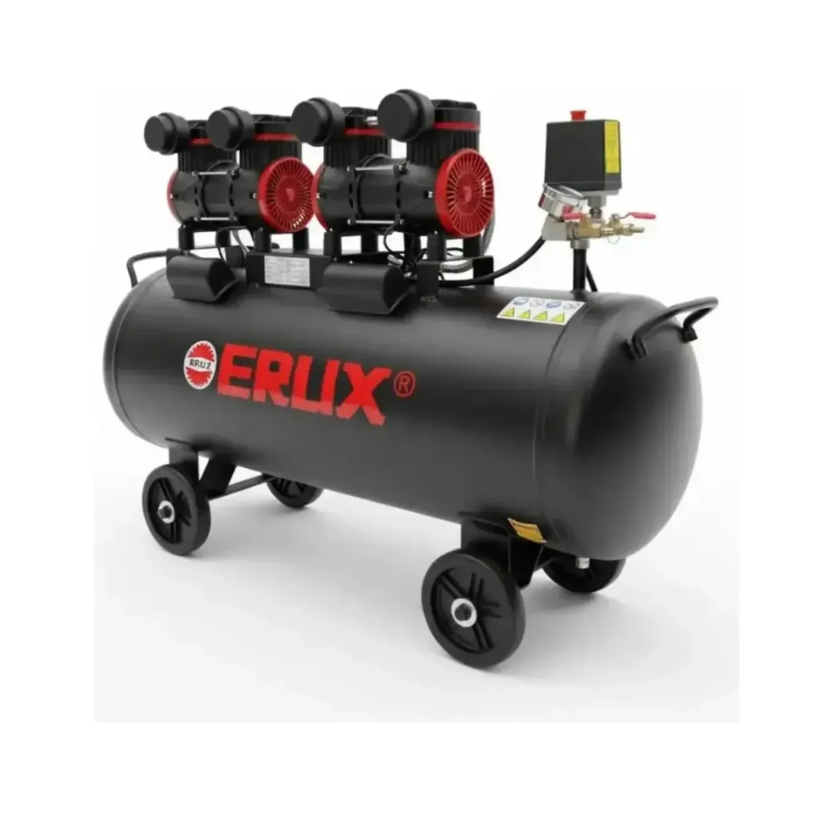 GENERICO - Compresor Aire 100l Silencioso Oil Free 1600w Libre Aceite