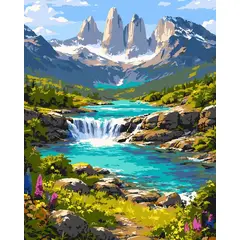 GENERICO - Pintura Por Números Torres Del Paine 40x50