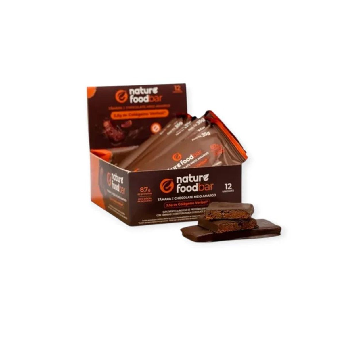 GENERICO - BOX 12 BARRAS DE PROTEINA COLAGENO VERISOL - NATURE FOOD