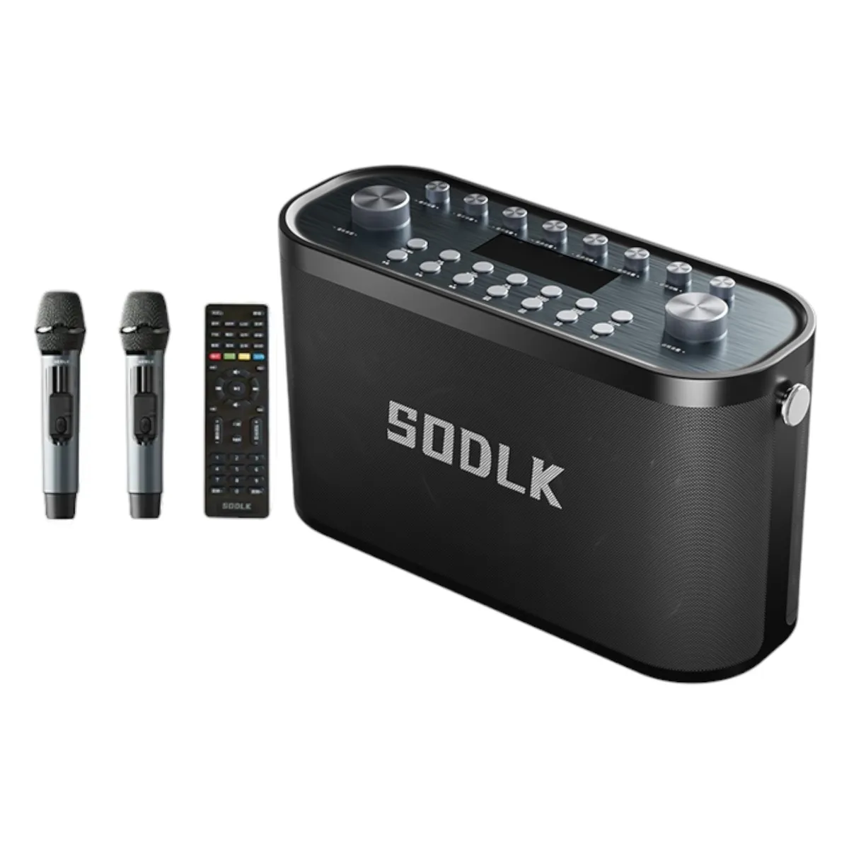 CASTLETEC - Parlante Altavoz Bluetooth 5.3 Karaoke 2 Mic 280W 24000mAh IPX5 TWS SODLK S1271PLUS