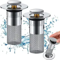 MOVI - PACK 2 FILTROS PARA DRENAJE DE BAÑO/COCINA ANTIFUGAS Y ANTIOLOR