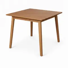 PANDALINO - Mesa Cuadrada Cosmo 70x70 cm - Madera Oscura