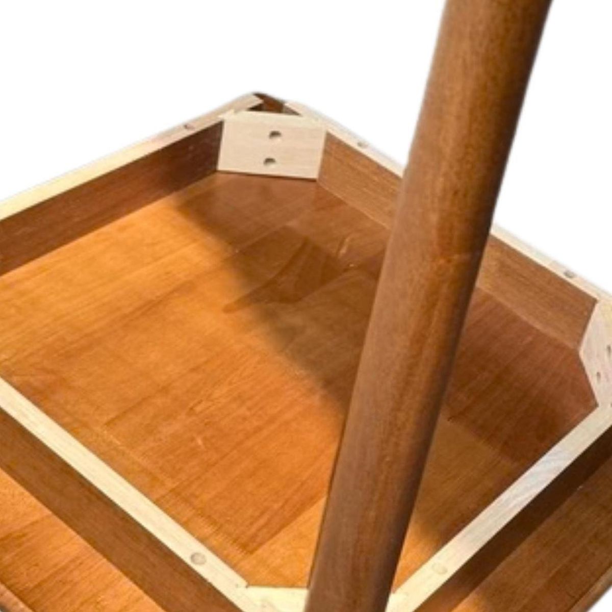 PANDALINO - Mesa Cuadrada Cosmo 70x70 cm - Madera Oscura