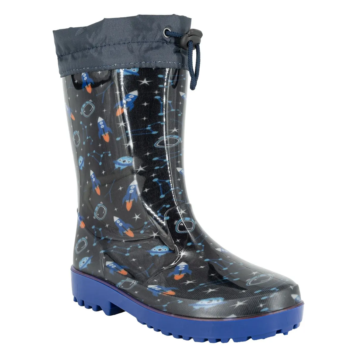BAMBOO - Bota de Agua con Polar Niño Azul Calet Bamboo