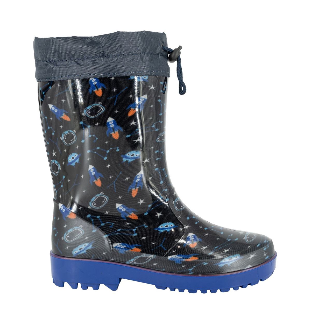 BAMBOO - Bota de Agua con Polar Niño Azul Calet Bamboo