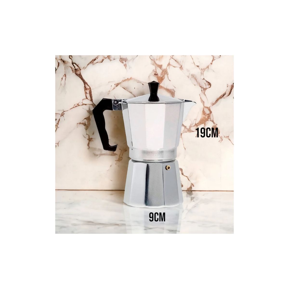 GENERICO - Cafetera Italiana Inoxidable Cafetera Italiana 6 Tazas Greca