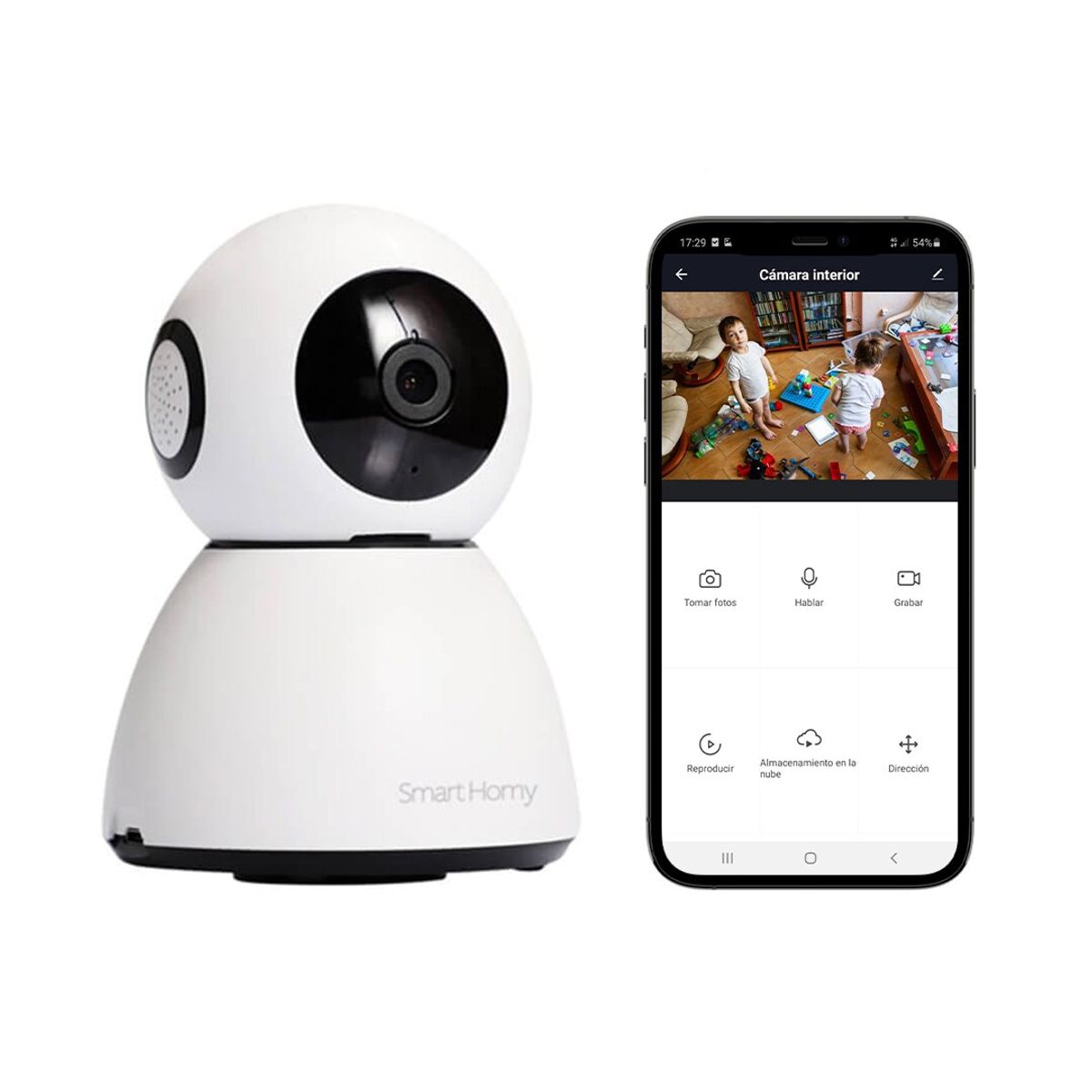 SMART HOMY - Camara De Interior Wifi Smart Homy