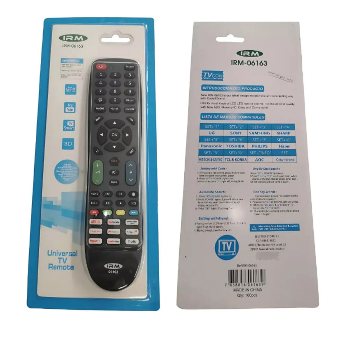 IRM - Control remoto universal IRM