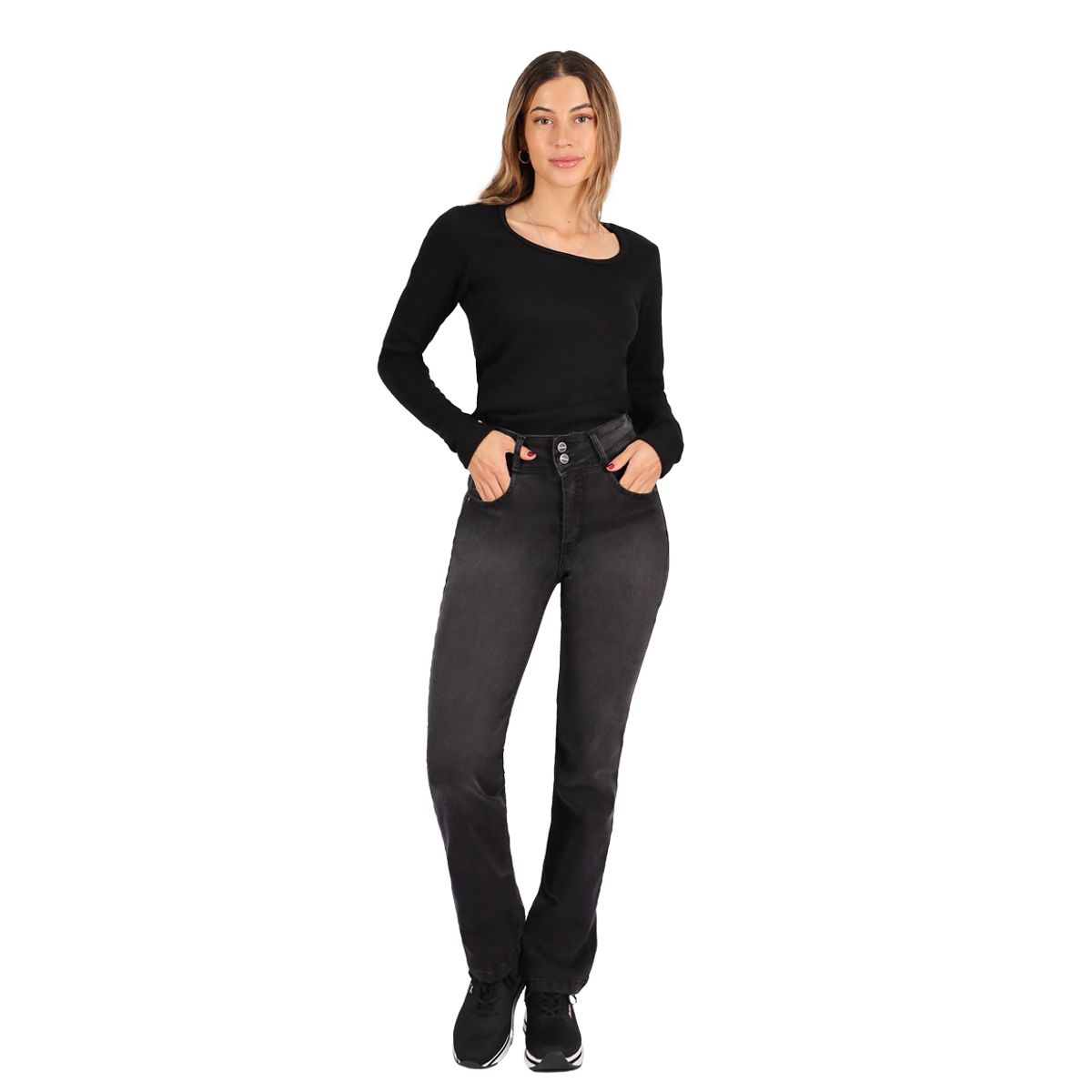 DIVINO JEANS - Jeans Pola III Negro Divino Jeans