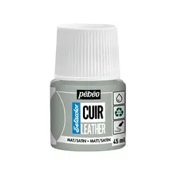PEBEO - Pintura Para Cuero Frasco 45 Ml Setacolor Cuir Color 14 - Verde Salvia