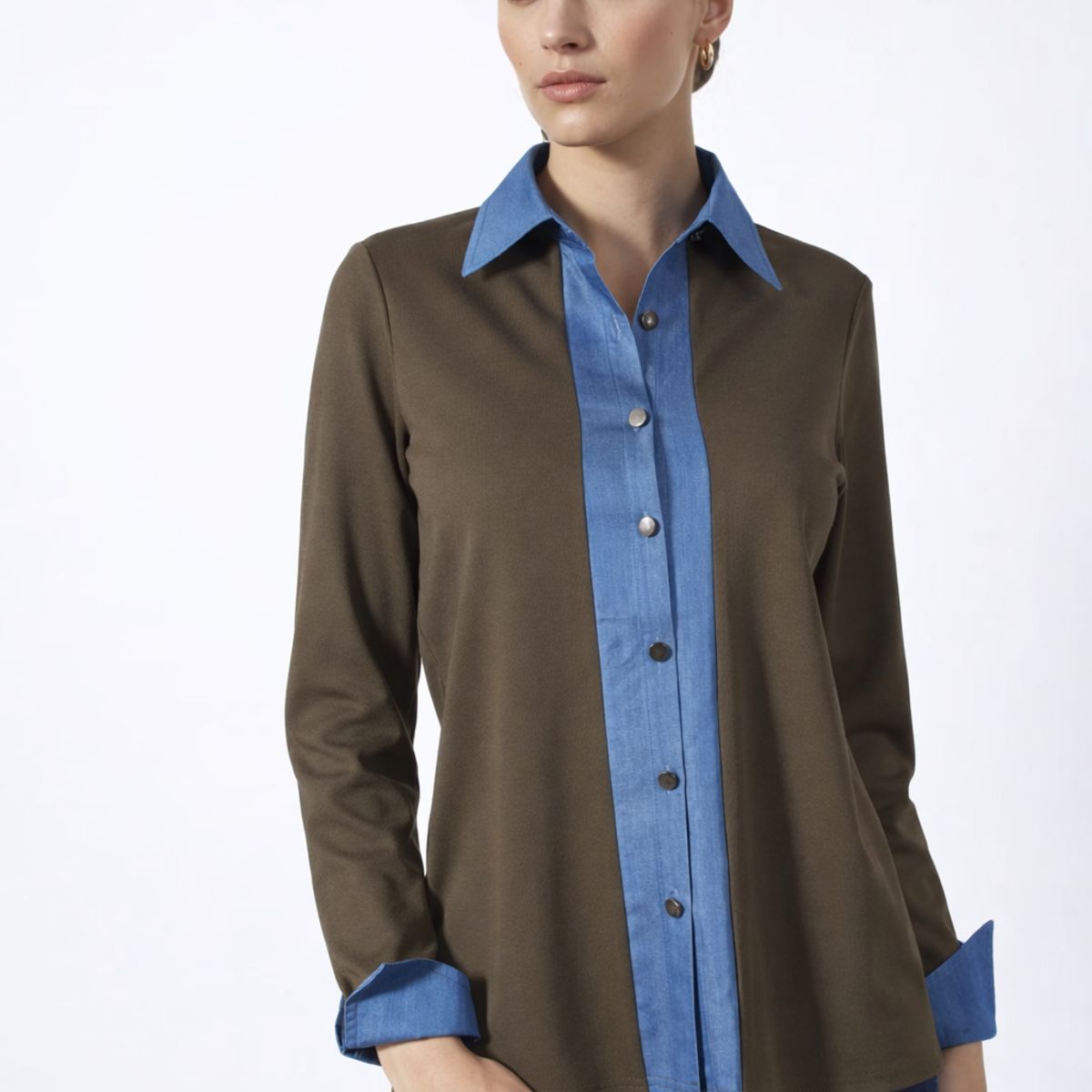 TENTATION - Blusa Con Aplicación Verde Tentation