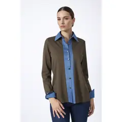 TENTATION - Blusa Con Aplicación Verde
