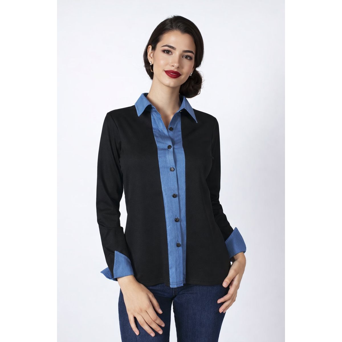 TENTATION - Blusa Con Aplicación  Tentation